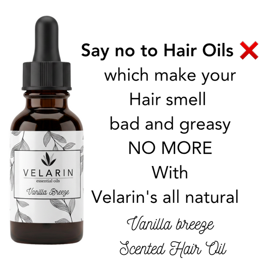 Vanilla Breeze Scented Hair Oil – 20ml | Non-Greasy, Hydrating, Comforting